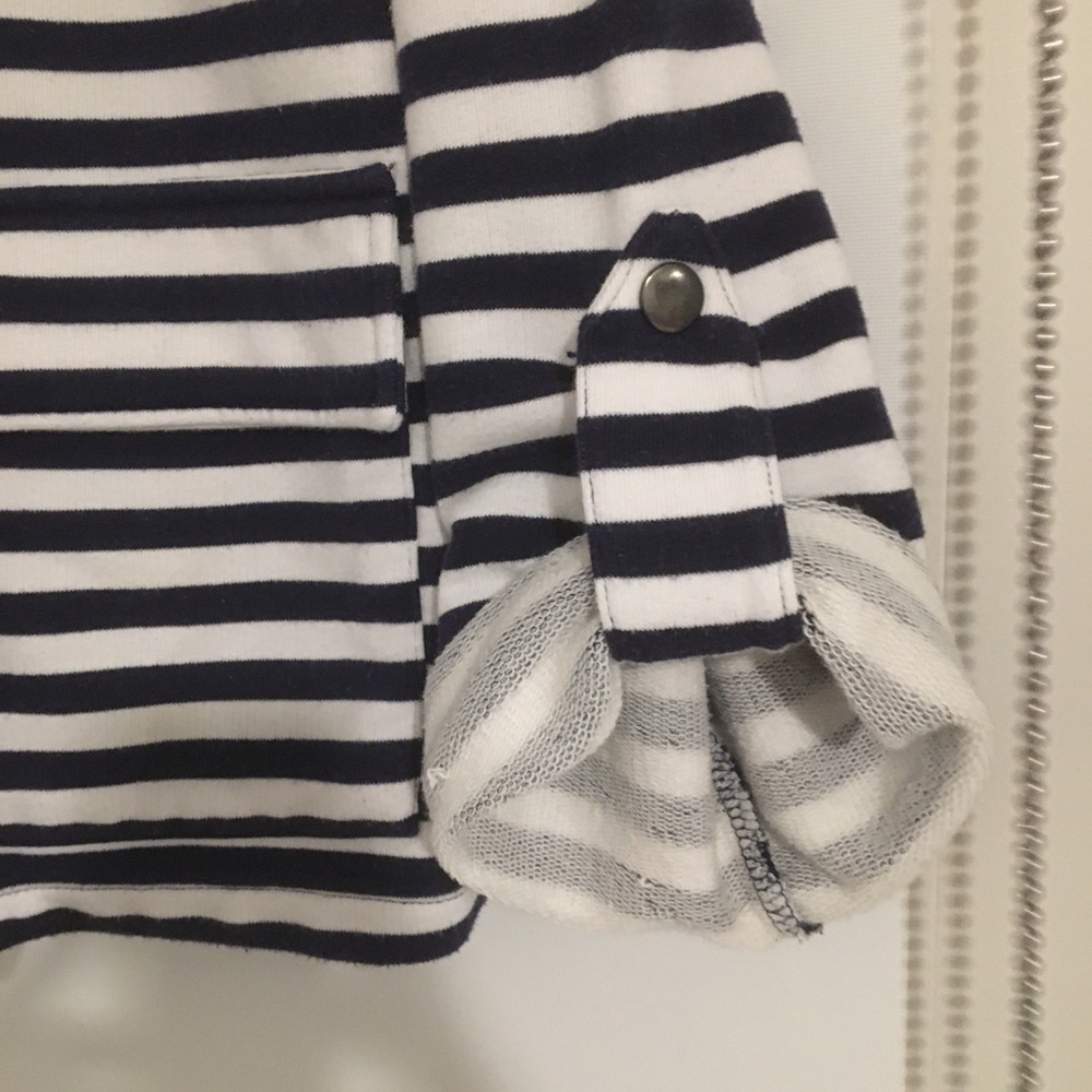 Liz Claiborne Jacket/Navy Blue and white - Picture 4 of 6